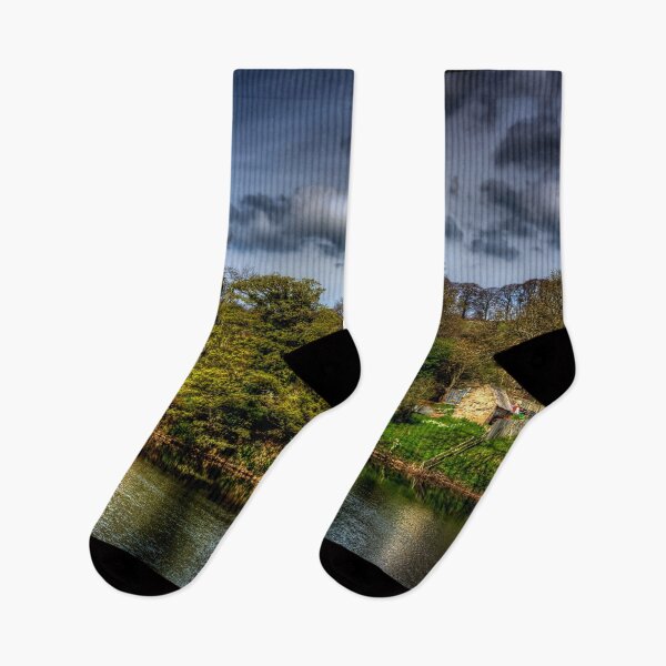 Item preview, Cottage Along The River Tyne At Hexham designed and sold by axp7884.