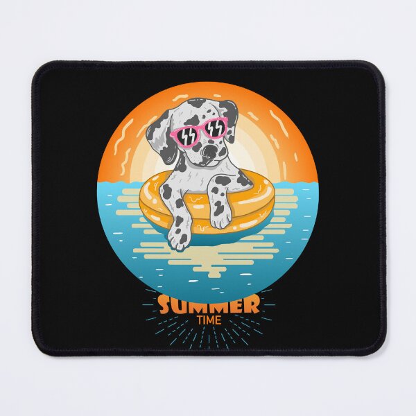 Item preview, Funny dog swimming in the pool  designed and sold by SamXDesigns.