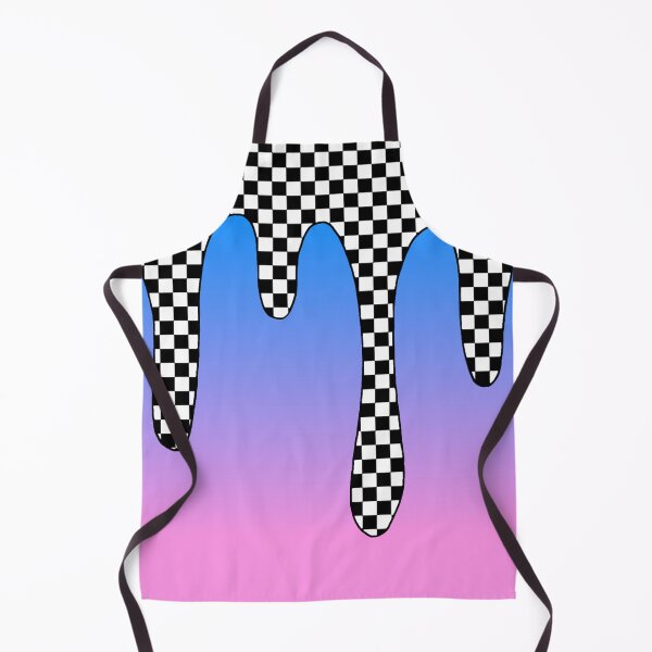 Item preview, Black and White Dripping with Blue and Pink Gradient Background designed and sold by quinellie.