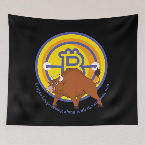 Item preview, crypto bull  sunshine  designed and sold by amy greaves.