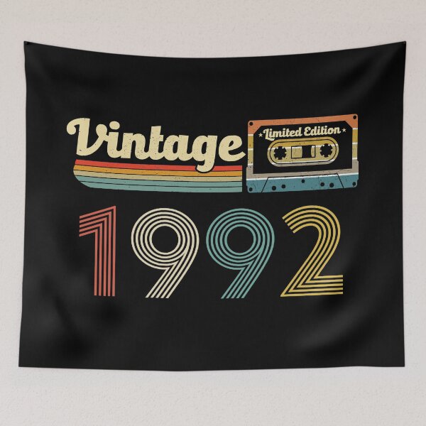 Item preview, vintage 1992 limited edition cassette - 30th Birthday Gift designed and sold by Majesticoo.