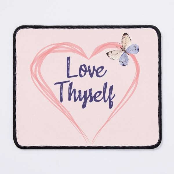Item preview, Love Thyself Positive Affirmation Phrase designed and sold by MindfulMeta.
