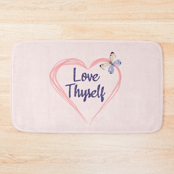 Item preview, Love Thyself Positive Affirmation Phrase designed and sold by MindfulMeta.