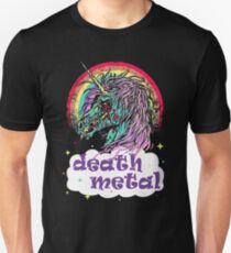 Camiseta unisex Zombie Unicorn Death Metal