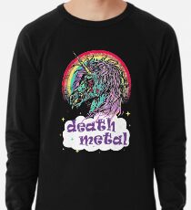 Zombie Einhorn Death Metal Leichter Pullover