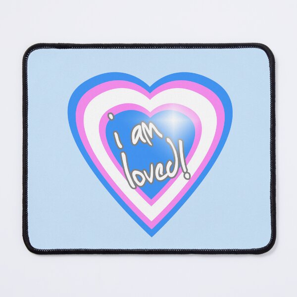 Item preview, Trans Heart "I am loved!" LGBTQ designed and sold by elisagavi.