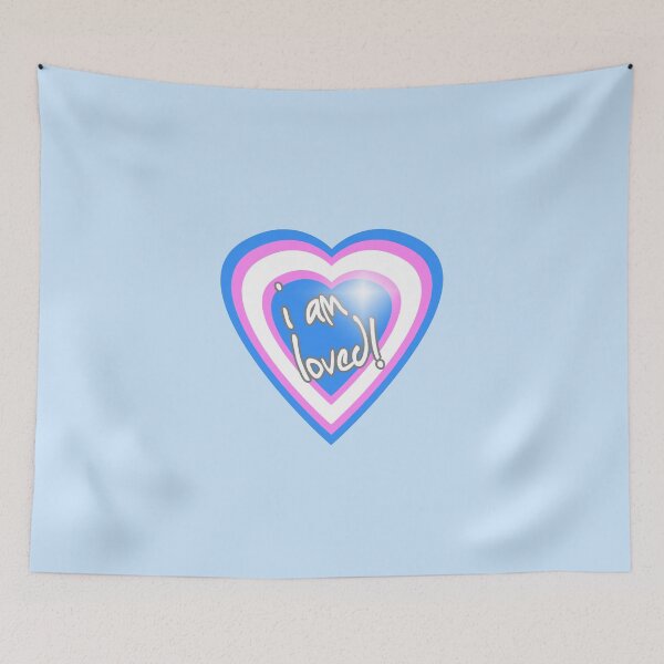 Item preview, Trans Heart "I am loved!" LGBTQ designed and sold by elisagavi.