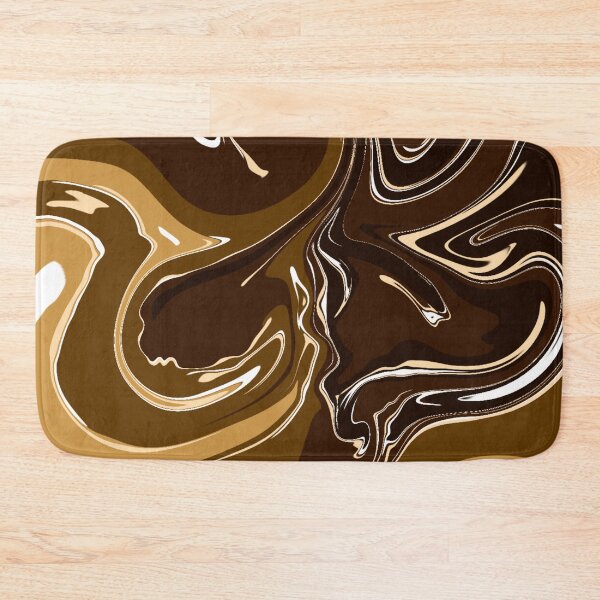 Item preview, Abstract Coffee Colored Liquid Art  designed and sold by quinellie.