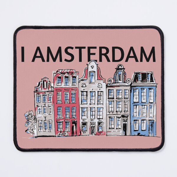 Item preview, I Amsterdam Skyline, Amsterdam Canal Houses, Nld, Olanda designed and sold by DiensDesign.
