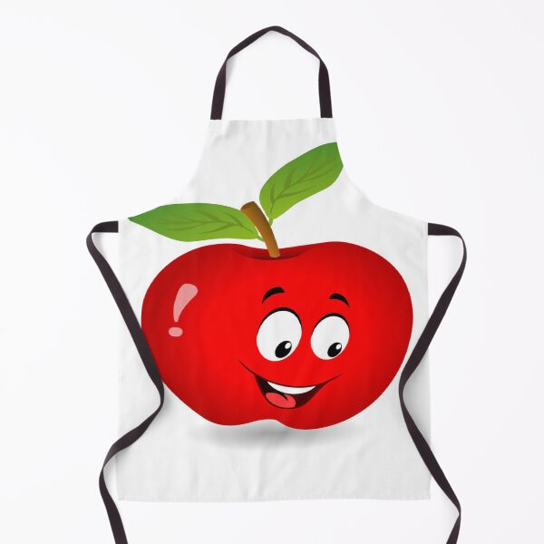 Item preview, dibujos animados de sonrisa de manzana designed and sold by bgyg.