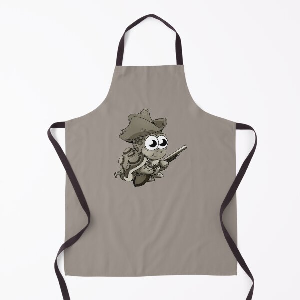 Item preview, Cartoon Little Cowboy Turtle: Old timey sepia/black and white designed and sold by iduzarts.