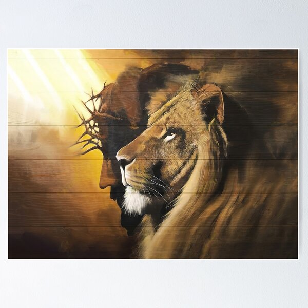 Jesus Lion And Cross Diamond Art Warrior Lion Of Judah Pray