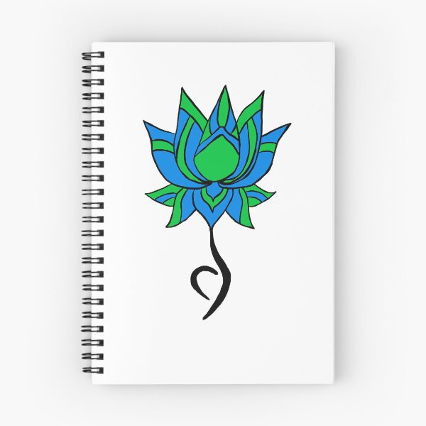 Item preview, NEDA lotus symbol & colors designed and sold by Bookish Blossom.