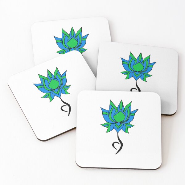 Item preview, NEDA lotus symbol & colors designed and sold by Bookish Blossom.