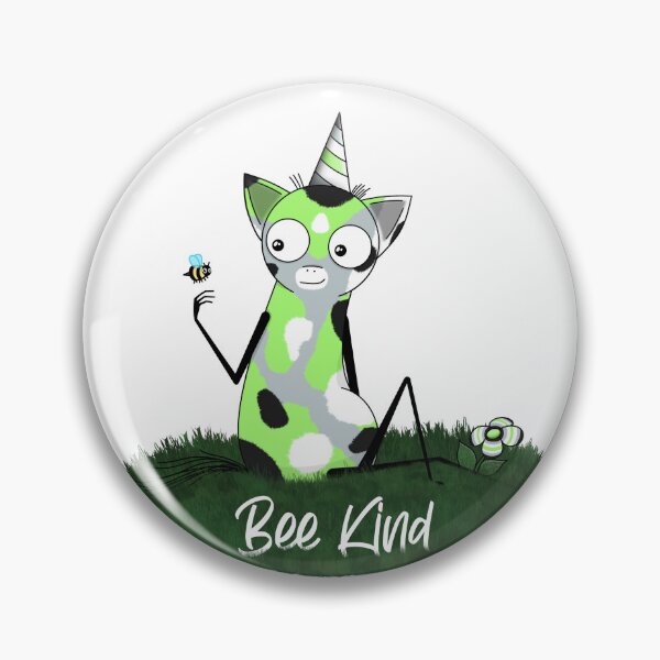 Item preview, Bee kind! Agender Pride Flag Unicorn designed and sold by Bill Bill The Unicorn.