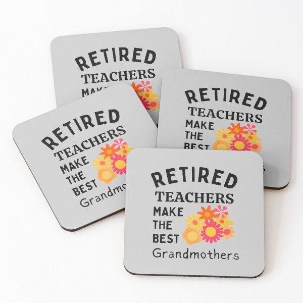 Item preview, Retired Teachers The Best Teacher Colorful Flowers Design designed and sold by BestTeacher.