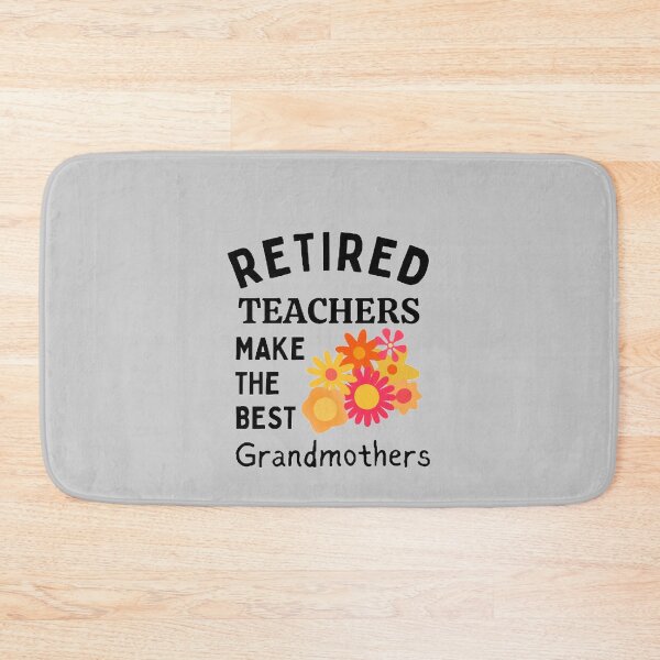 Item preview, Retired Teachers The Best Teacher Colorful Flowers Design designed and sold by BestTeacher.