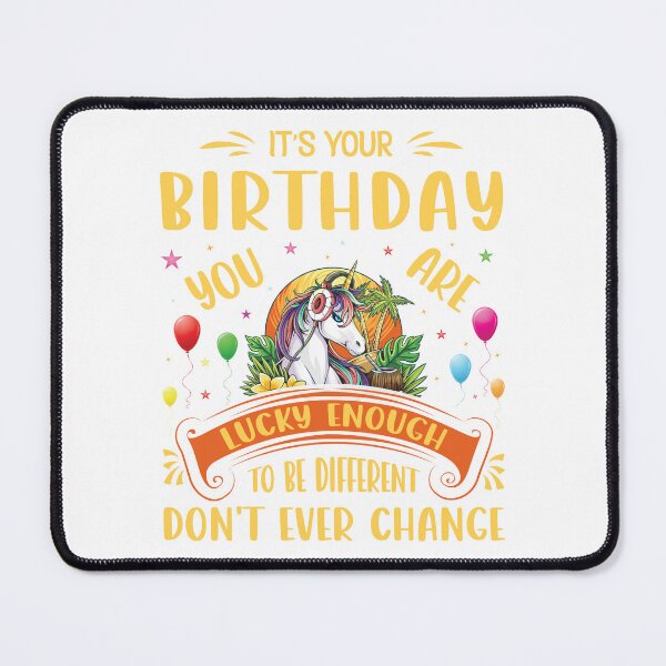 Item preview, It's Your Birthday You're Lucky Enough To Be Different designed and sold by protegra.