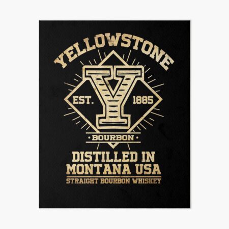 Item preview, Yellowstone Bourbon Vintage Whiskey Est. 1885 Yellowstone Gear designed and sold by DynamicDesign.