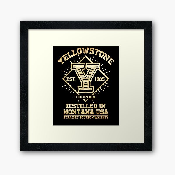 Item preview, Yellowstone Bourbon Vintage Whiskey Est. 1885 Yellowstone Gear designed and sold by DynamicDesign.