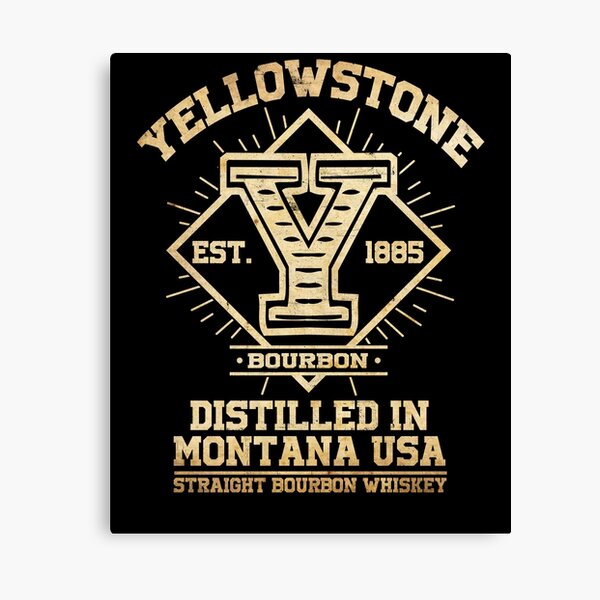 Item preview, Yellowstone Bourbon Vintage Whiskey Est. 1885 Yellowstone Gear designed and sold by DynamicDesign.