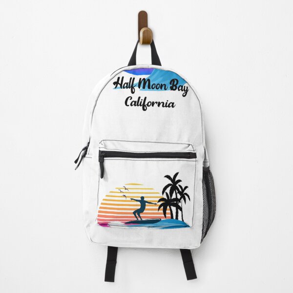 Item preview, Half Moon Bay California Seaside Retro Sunset designed and sold by mountainadora.