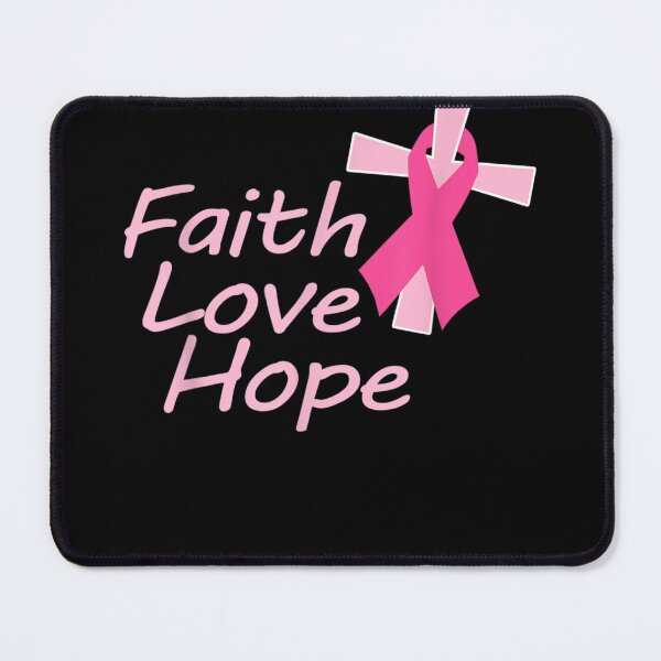 Item preview, Faith Love Hope Breast Cancer Awareness designed and sold by RobertEllisDC.