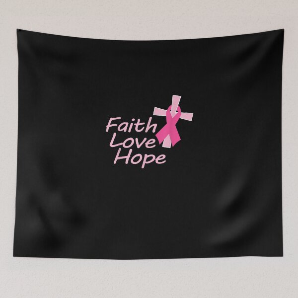 Item preview, Faith Love Hope Breast Cancer Awareness designed and sold by RobertEllisDC.