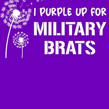 Imagen de la obra Purple Up For Military Brats Military Child Month Purple Up Gear de DynamicDesign