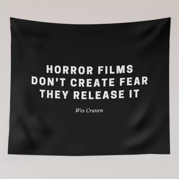 Item preview, Wes Craven Horror Films Don't Create Fear  designed and sold by BluenoseArt.