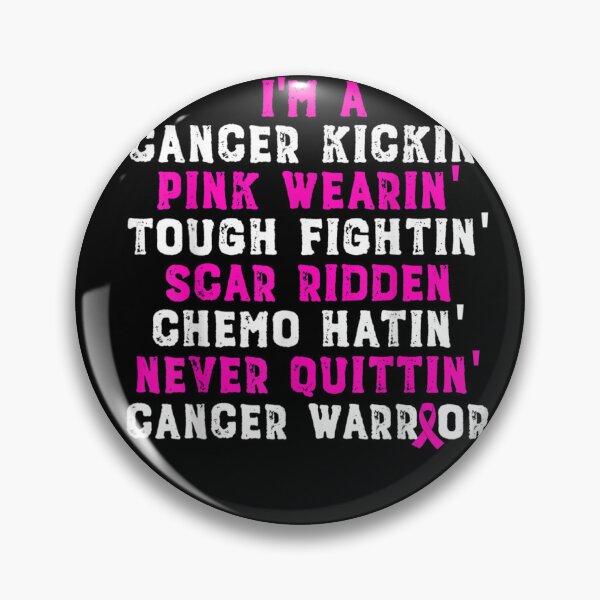 Item preview, Breast Cancer Awareness Cancer Kickin' Chemo Hatin' Warrior designed and sold by RobertEllisDC.