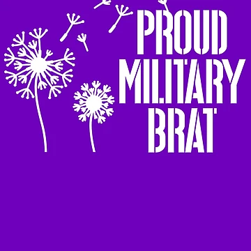 Imagen de la obra Proud Military Brat Military Child Month Purple Up Gear de DynamicDesign