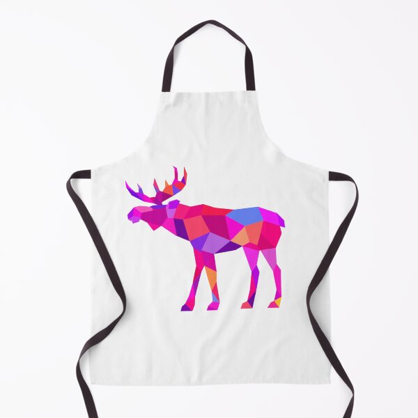 Item preview, Geometric Moose Ella Pink designed and sold by doodle-mittens.