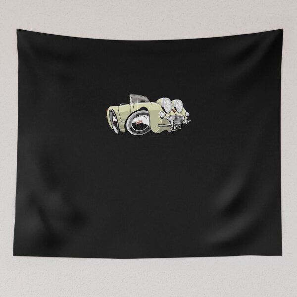 Item preview, Austin Healey Sprite caricature old English white Classic T-Shirt designed and sold by MaryBarrientos.