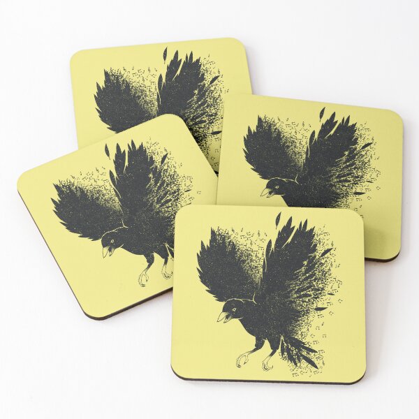 Item preview, Melting Crow Musical Notes by Tobe Fonseca designed and sold by Tobe Fonseca®.