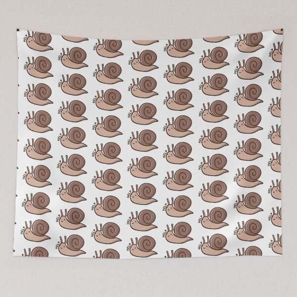 Item preview, Snail Help designed and sold by Help Illustrations.