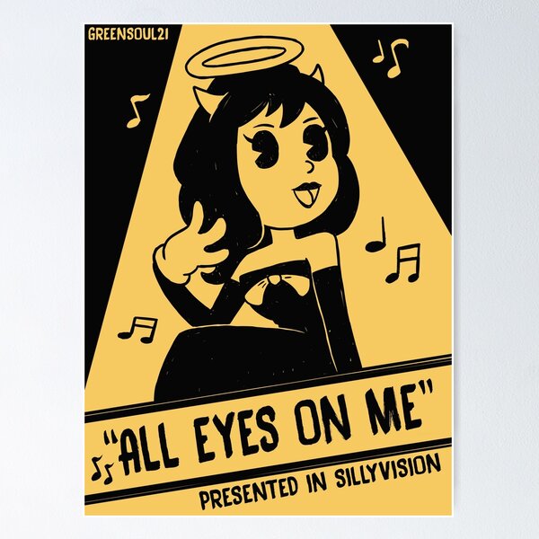 Joey Drew Studios Official Alice Angel Poster Bendy And The Ink Machine  Batim