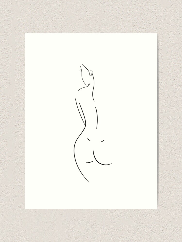 abstract female body silhouette