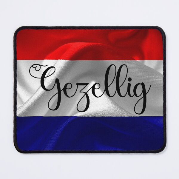 Item preview, Gezelligheid, Nederlandse Quotes, Vlag van Amsterdam, Capital City of The Netherlands, Olanda designed and sold by DiensDesign.