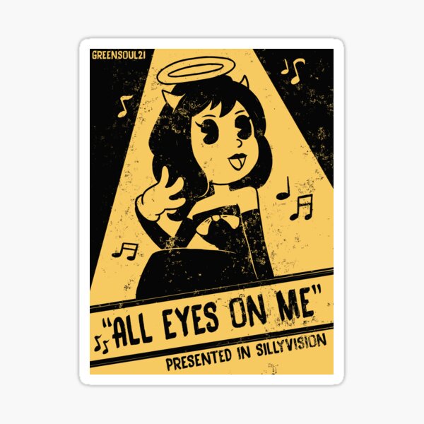 Old Poster Alice Angel Sticker