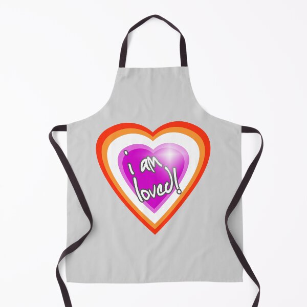 Item preview, Lesbian Heart "I am loved!" LGBTQ designed and sold by elisagavi.
