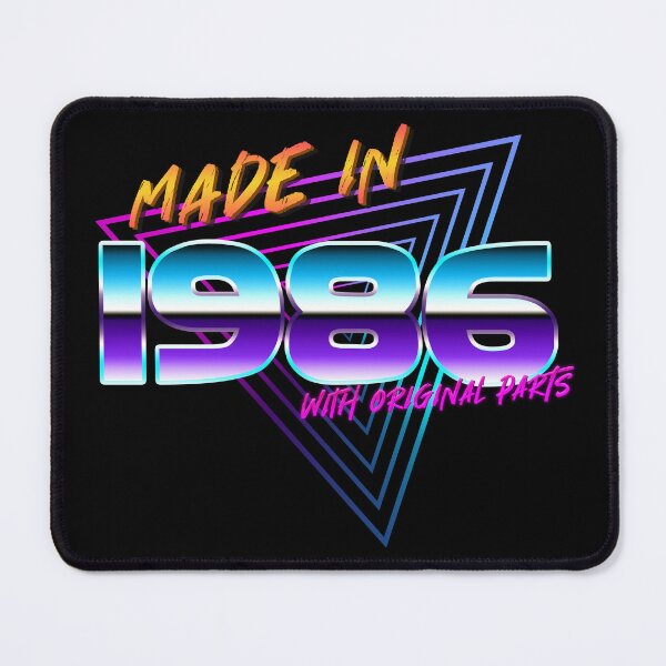 Item preview, made in 1986 • 38th birthday 80s birth year retro designed and sold by KleverOlivier.