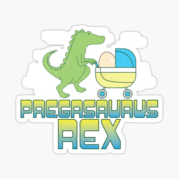 Pregasaurus Rex Stickers Redbubble