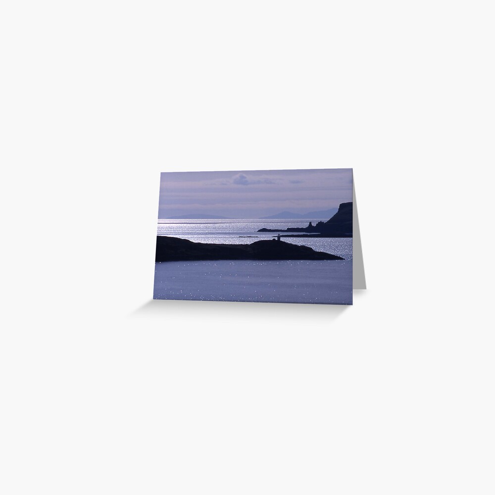 Sparkling seas, Duirinish, Isle of Skye Greeting Card