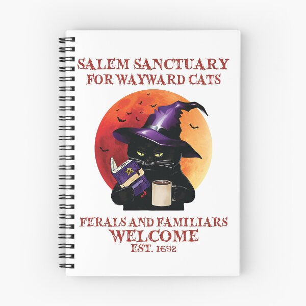 Item preview, Salem Sanctuary For Wayward Cats Ferals And Familiars Welcome designed and sold by RobeLan.