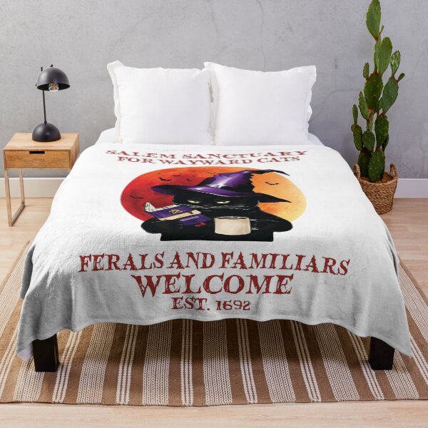 Item preview, Salem Sanctuary For Wayward Cats Ferals And Familiars Welcome designed and sold by RobeLan.