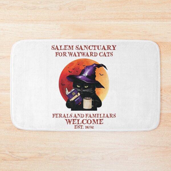 Item preview, Salem Sanctuary For Wayward Cats Ferals And Familiars Welcome designed and sold by RobeLan.