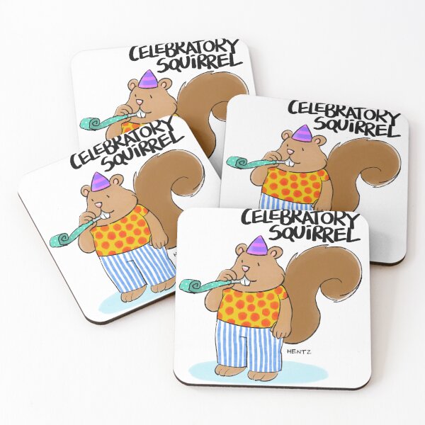 Item preview, Celebratory Squirrel designed and sold by JohnnyDraws1.