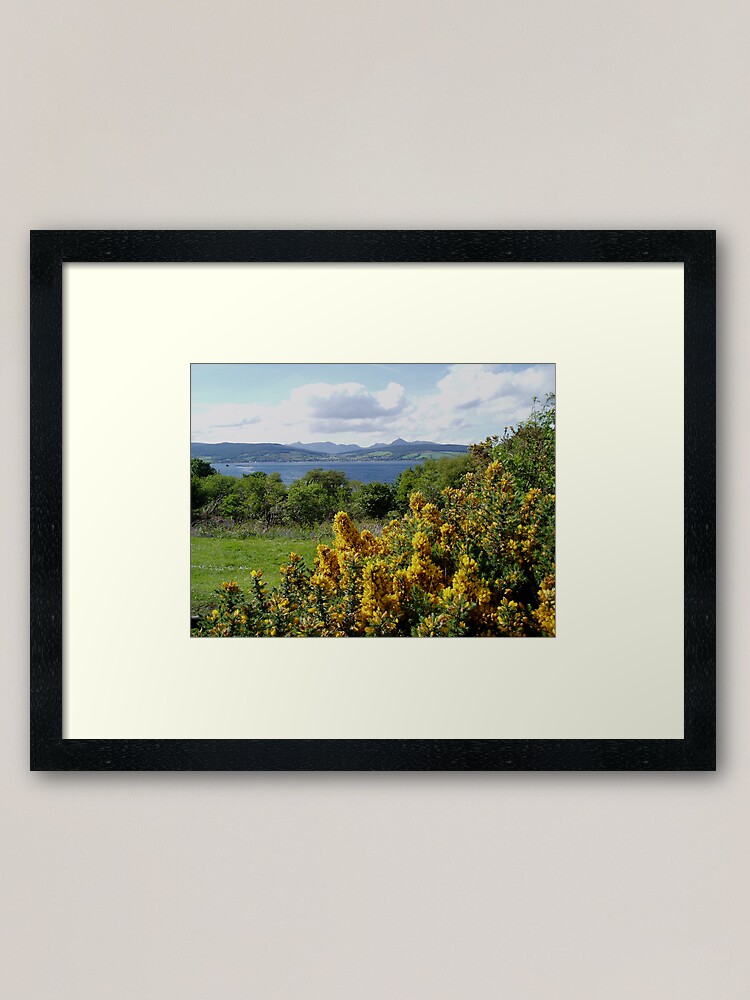 Alternate view of Lamlash from King's Cross Framed Art Print