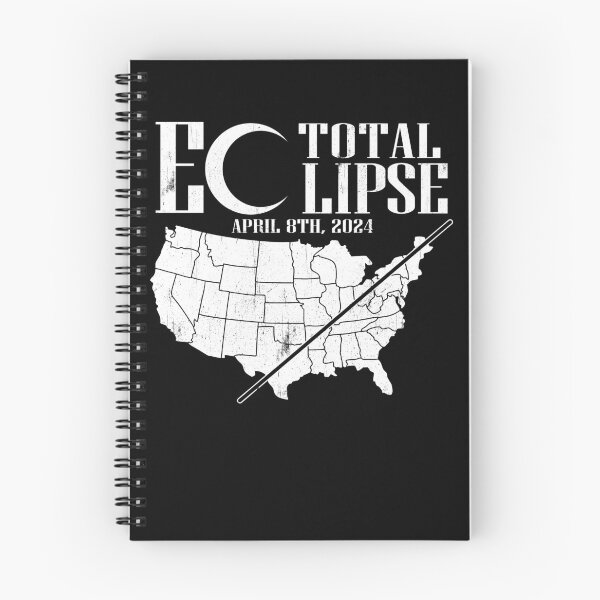 Item preview, USA Map Path Of Totality 4.8.24 America Total Solar Eclipse Gear designed and sold by DynamicDesign.